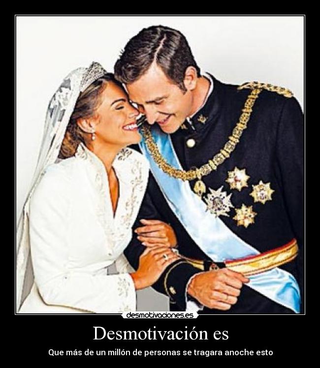 Desmotivación es - Que más de un millón de personas se tragara anoche esto