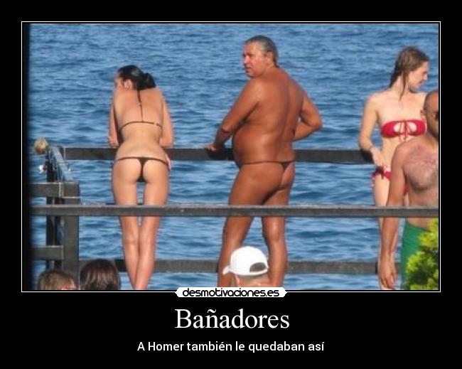 Bañadores - A Homer también le quedaban así