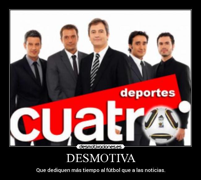 carteles desmotivante deportes cuatro futbol desmotivaciones