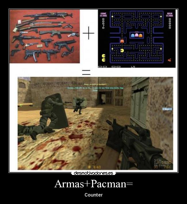 Armas+Pacman= -