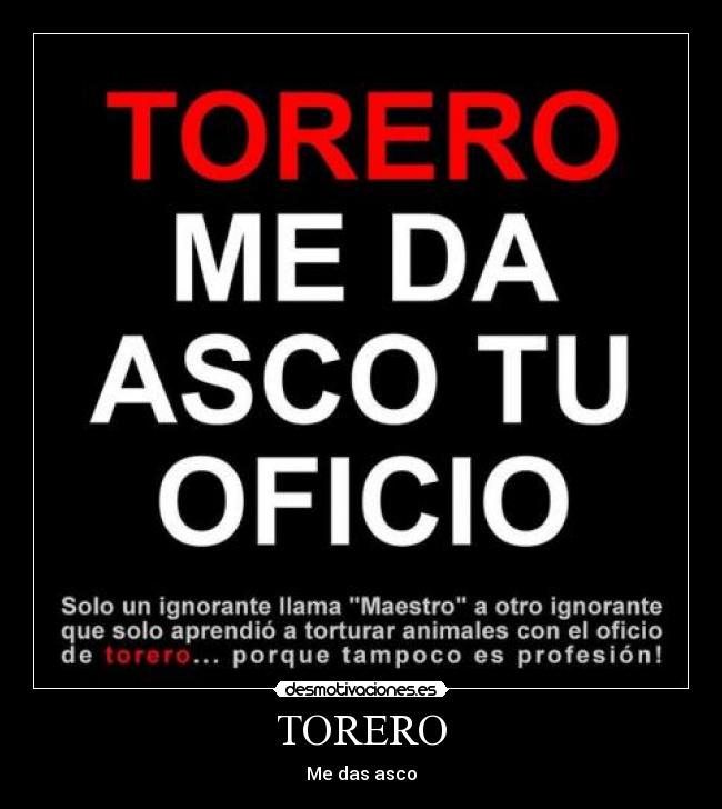 carteles torero desmotivaciones