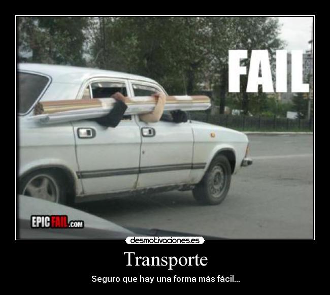 Transporte - Seguro que hay una forma más fácil...