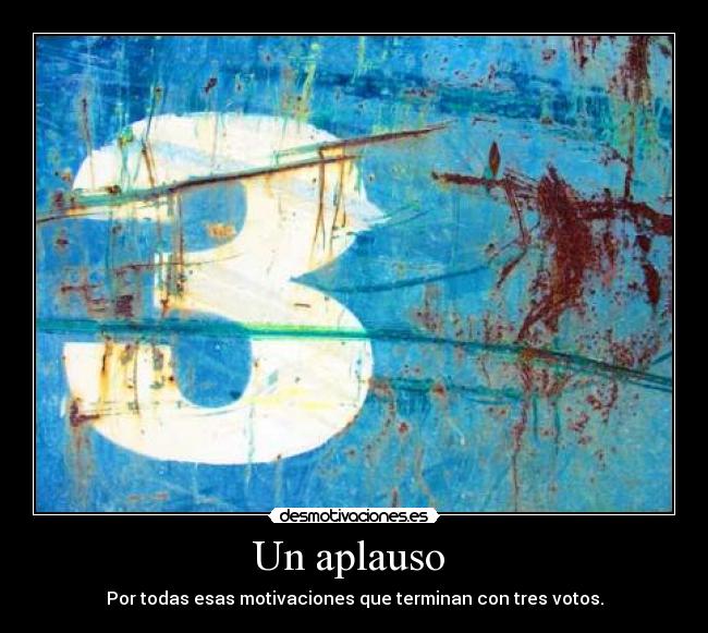 Un aplauso  - 