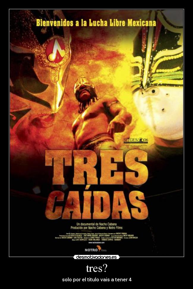 tres? - solo por el titulo vais a tener 4