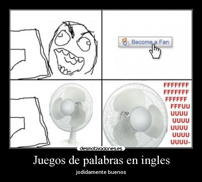 Juegos de palabras en ingles - jodidamente buenos