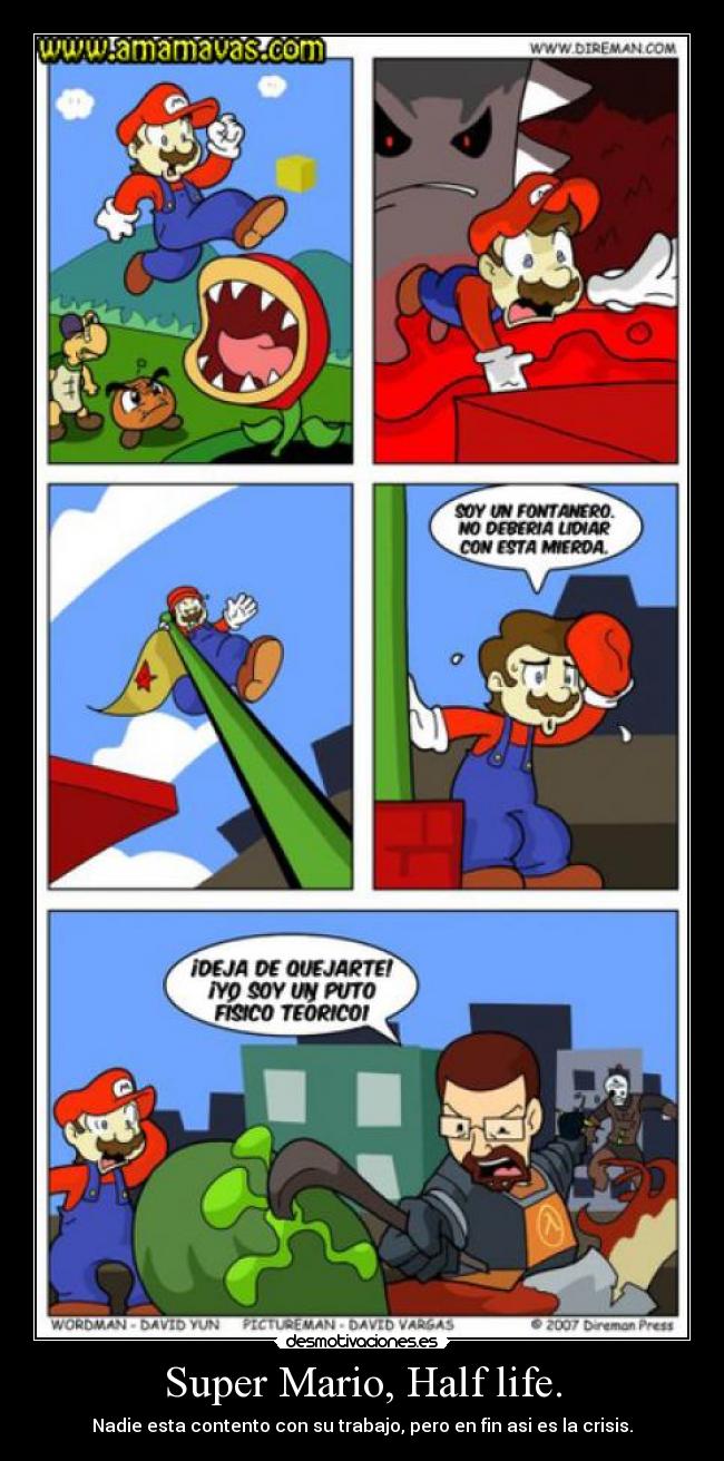Super Mario, Half life. - 