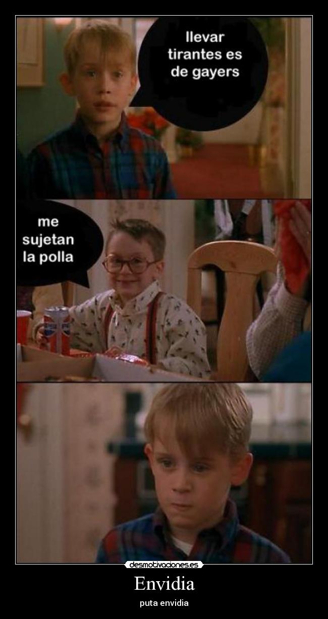 carteles envidiaputagayerssoloencasa desmotivaciones