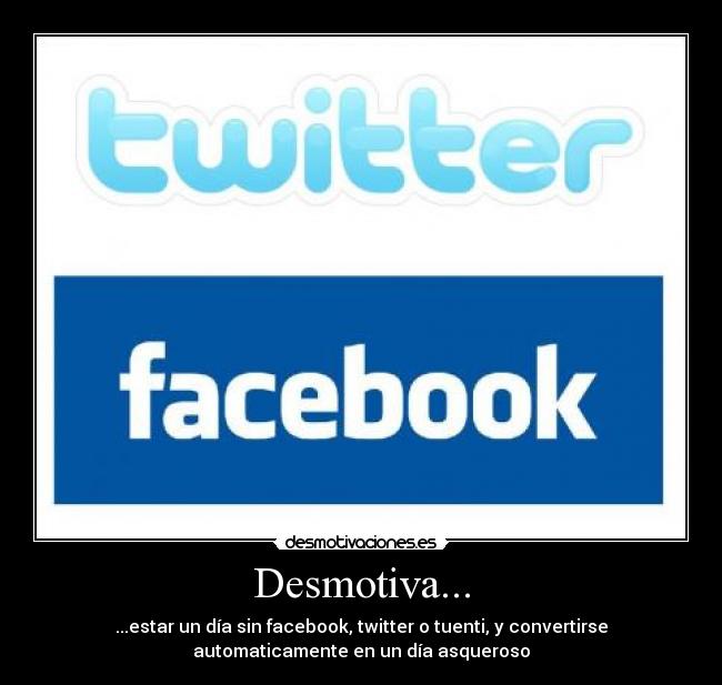 carteles redes sociales desmotivaciones