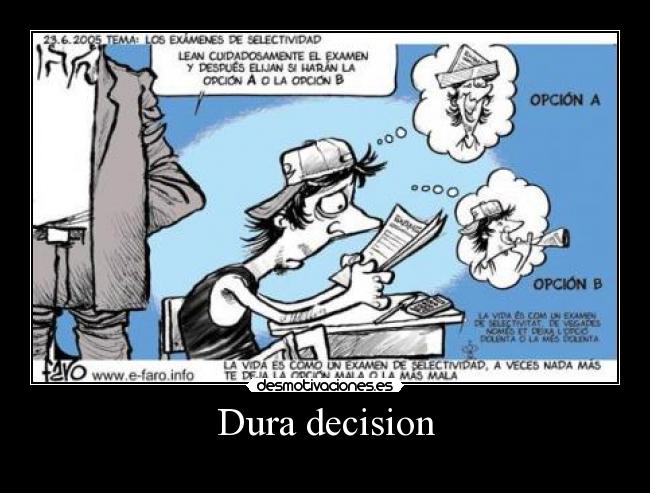 Dura decision -