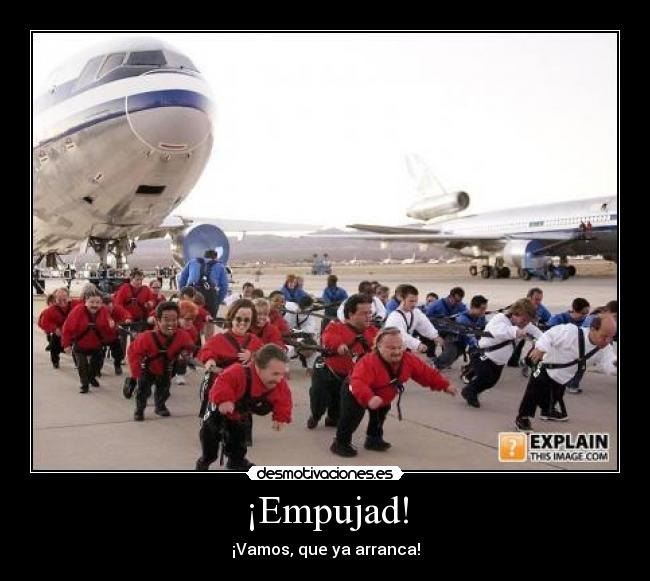 ¡Empujad! -