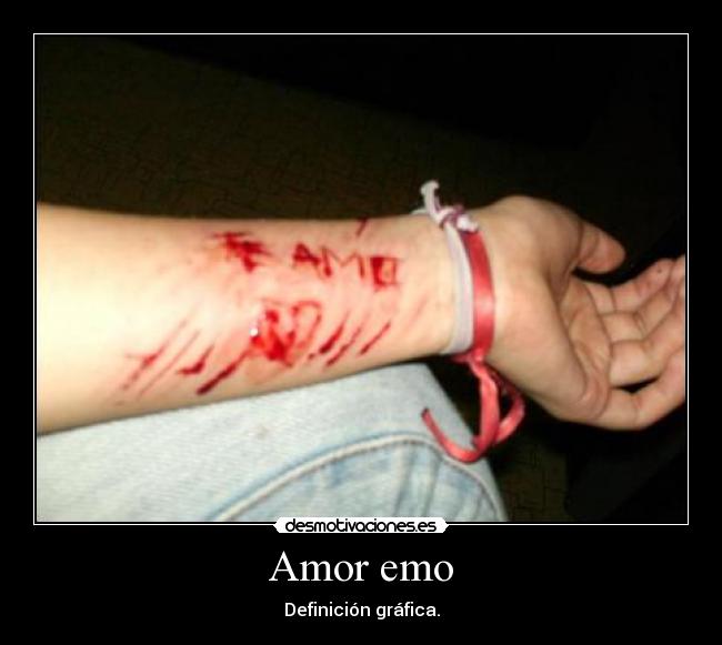 Amor emo - Definición gráfica.