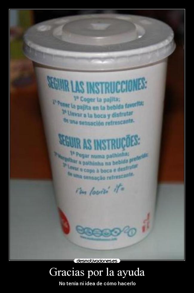 Gracias por la ayuda - 