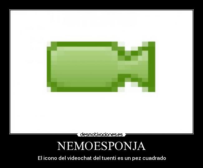 NEMOESPONJA - El icono del videochat del tuenti es un pez cuadrado