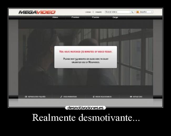 Realmente desmotivante... -