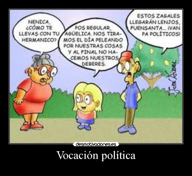 Vocación política -