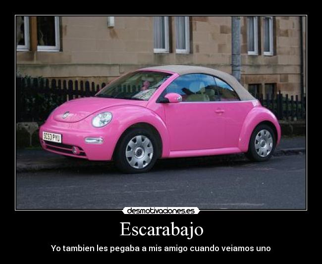 Escarabajo - Yo tambien les pegaba a mis amigo cuando veiamos uno