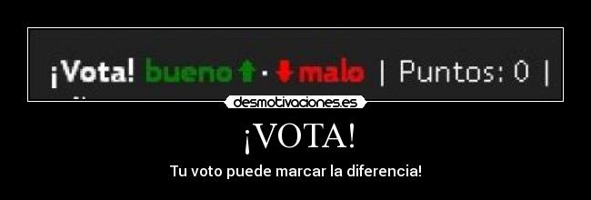 ¡VOTA! -