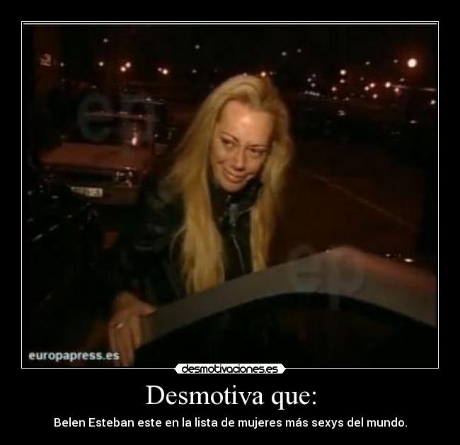 carteles belen esteban desmotivaciones