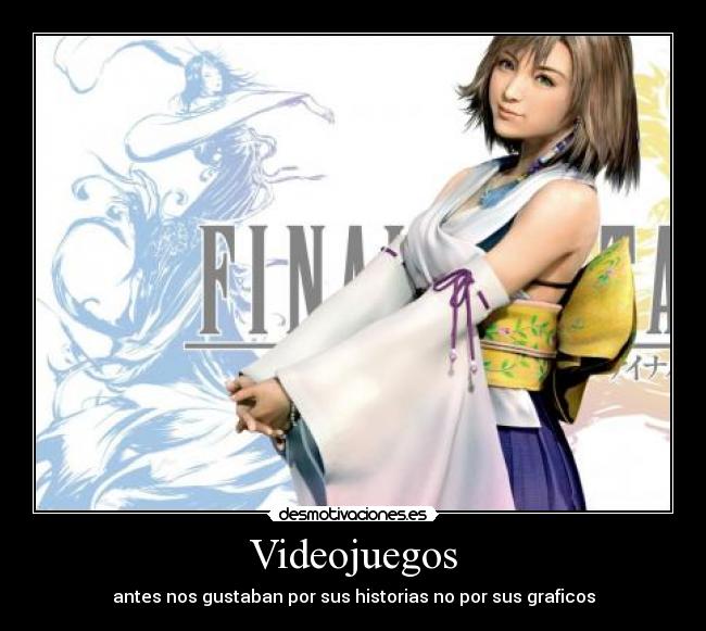 Videojuegos - antes nos gustaban por sus historias no por sus graficos