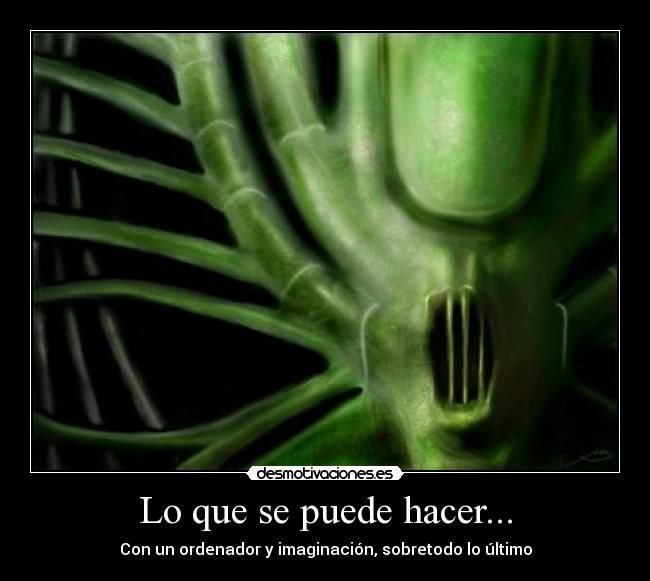 Lo que se puede hacer... -