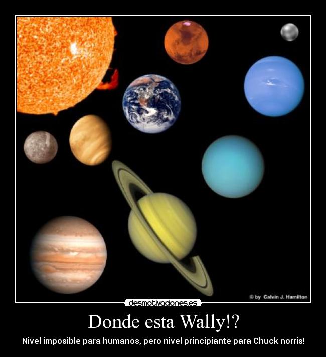 Donde esta Wally!? - Nivel imposible para humanos, pero nivel principiante para Chuck norris!