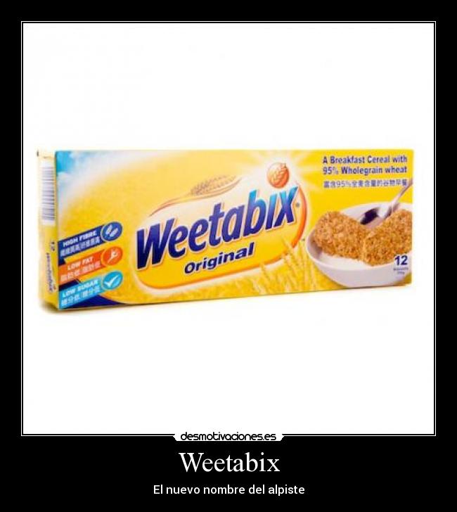 Weetabix - El nuevo nombre del alpiste
