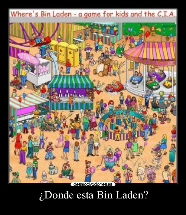 carteles donde esta wally bin laden desmotivaciones