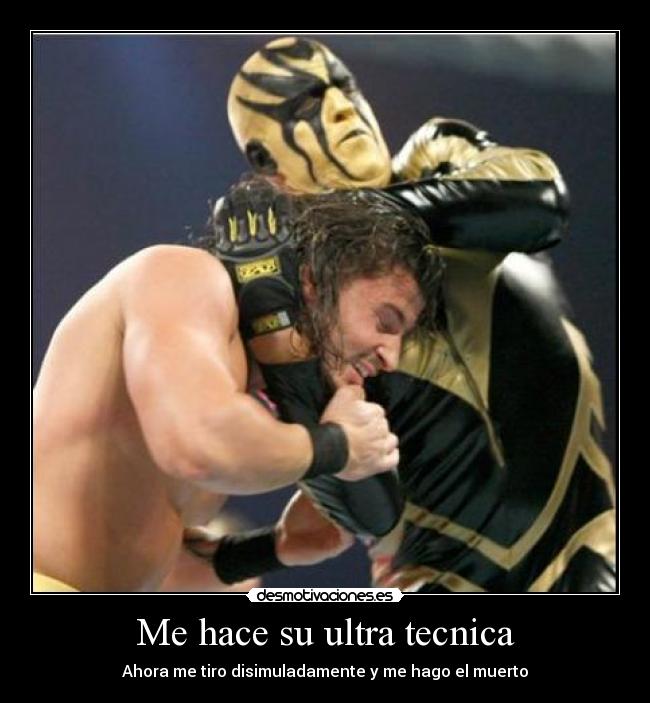 Me hace su ultra tecnica - Ahora me tiro disimuladamente y me hago el muerto