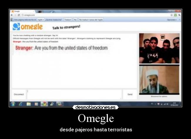 Omegle - desde pajeros hasta terroristas