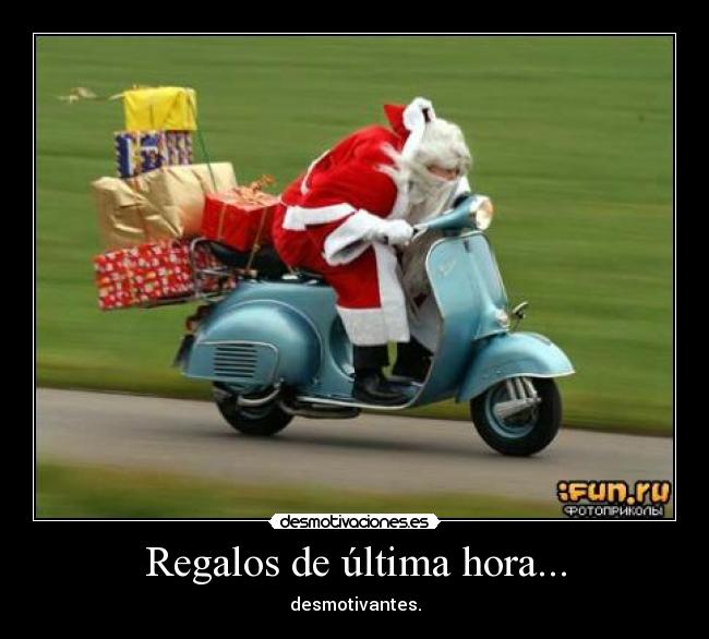Regalos de última hora... - desmotivantes.