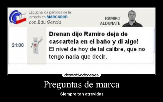 Preguntas de marca - Siempre tan atrevidas