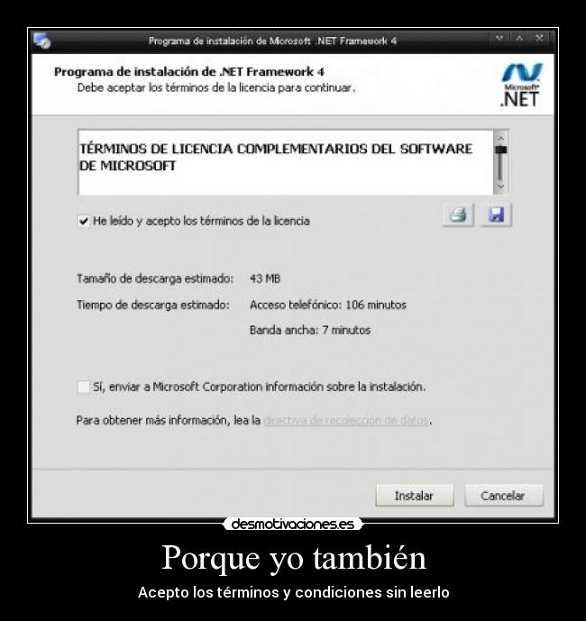 carteles terminos condiciones desmotivaciones