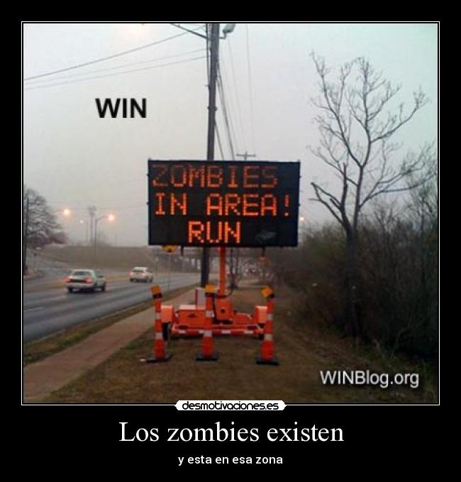 Los zombies existen -