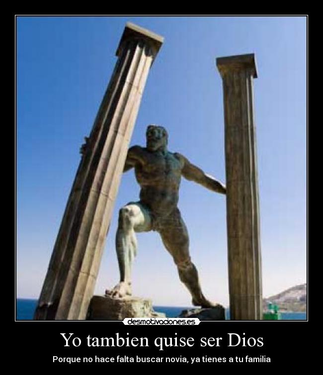Yo tambien quise ser Dios -