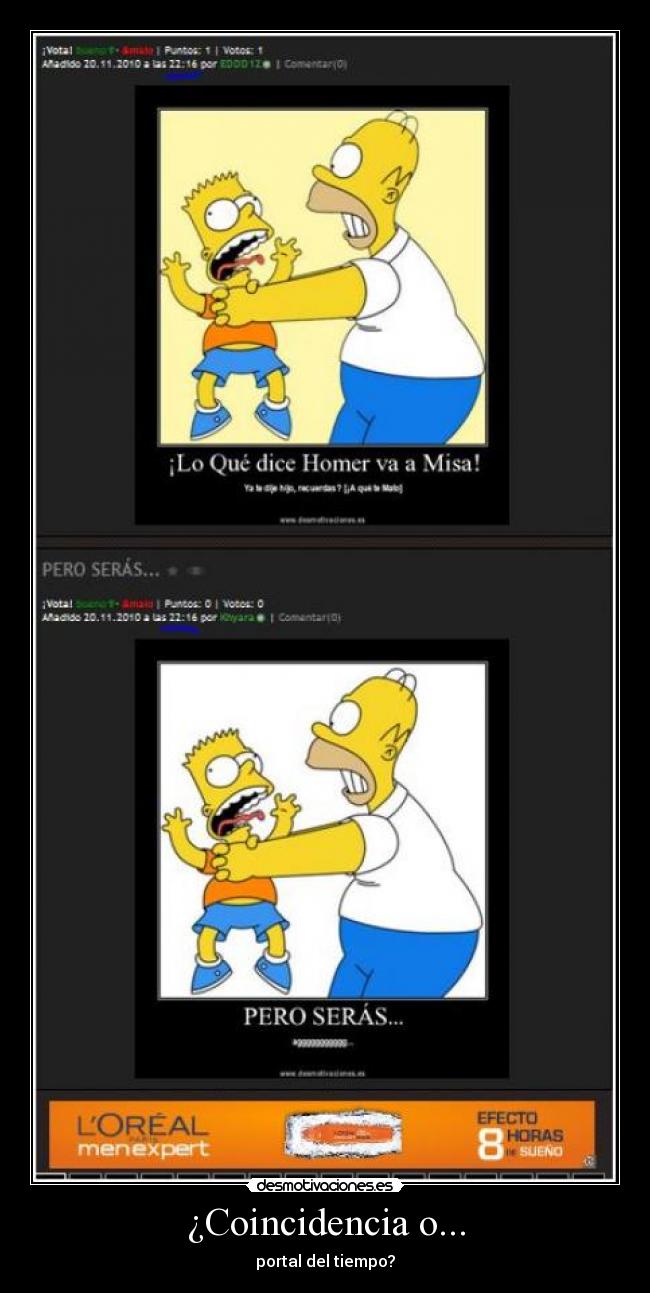 ¿Coincidencia o... -