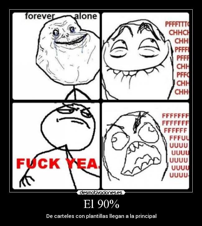 El 90% - De carteles con plantillas llegan a la principal