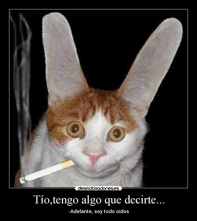 Tío,tengo algo que decirte... - 