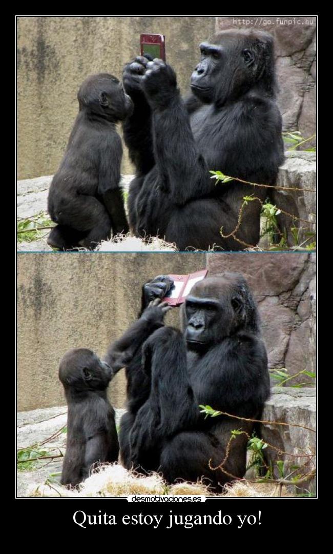 Quita estoy jugando yo! -