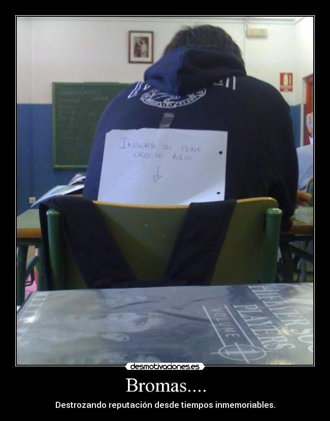 carteles bromas carteles escuela desmotivaciones