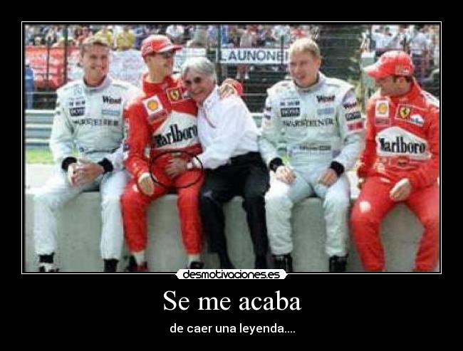 Se me acaba - de caer una leyenda....