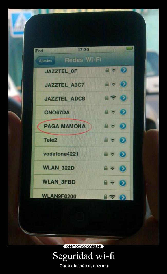 carteles seguridad wi-fi desmotivaciones