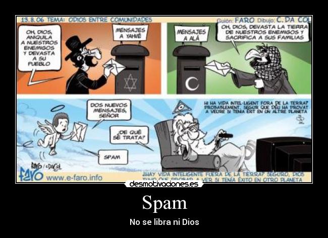 Spam - No se libra ni Dios