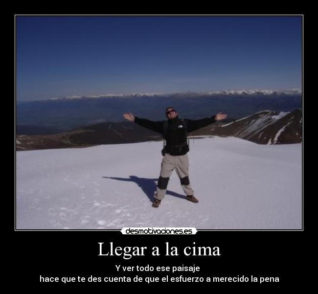 Llegar a la cima - 