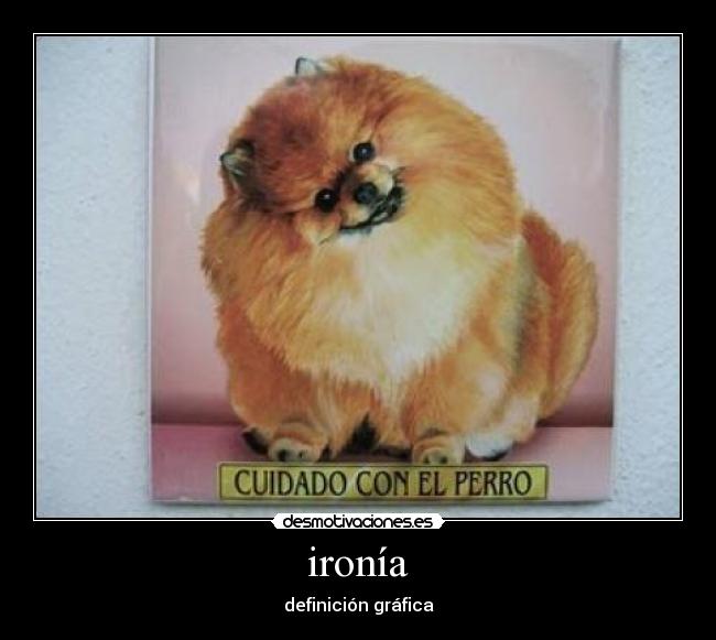 ironía -