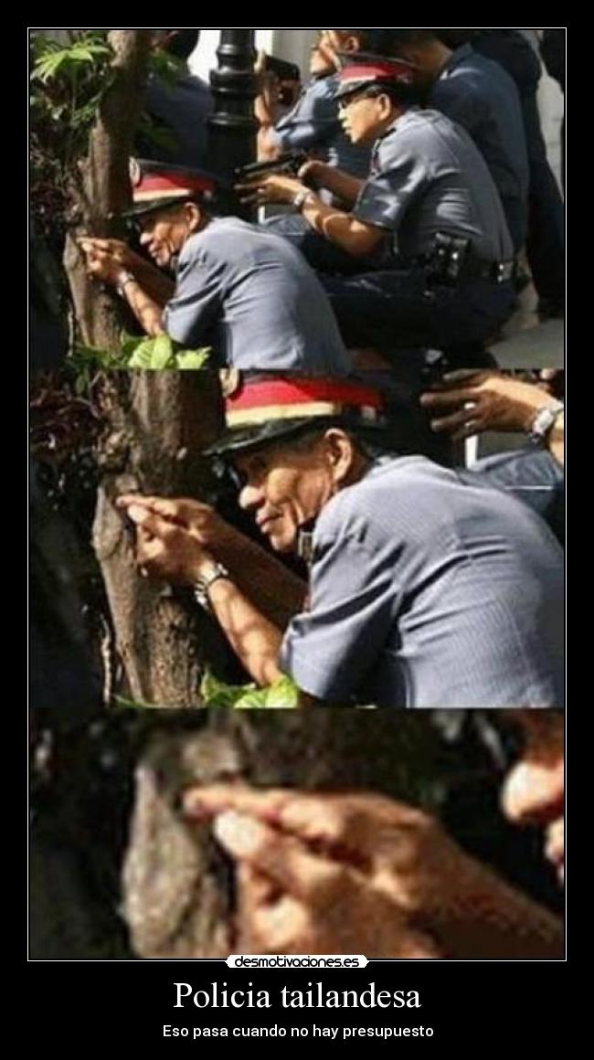 Policia tailandesa -