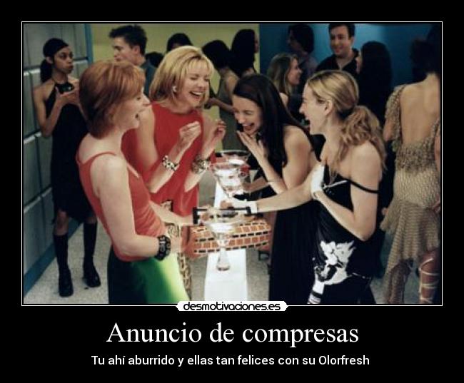 carteles anuncio compresas olorfresh desmotivaciones