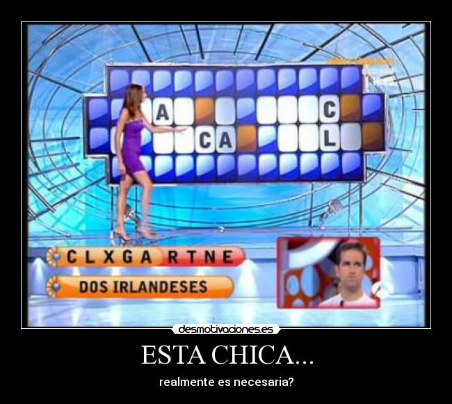 ESTA CHICA... - 