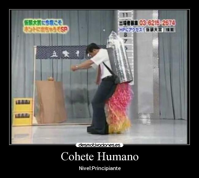 Cohete Humano - Nivel:Principiante