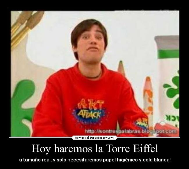 Hoy haremos la Torre Eiffel -