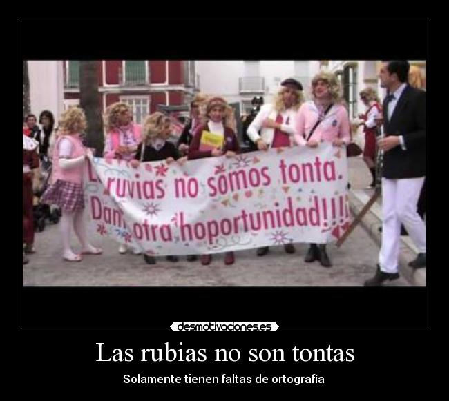 Las rubias no son tontas - 